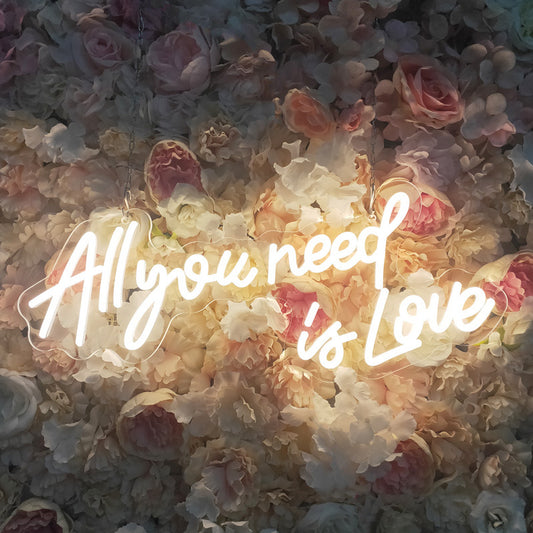 All you need is Love - LED Lichttafel